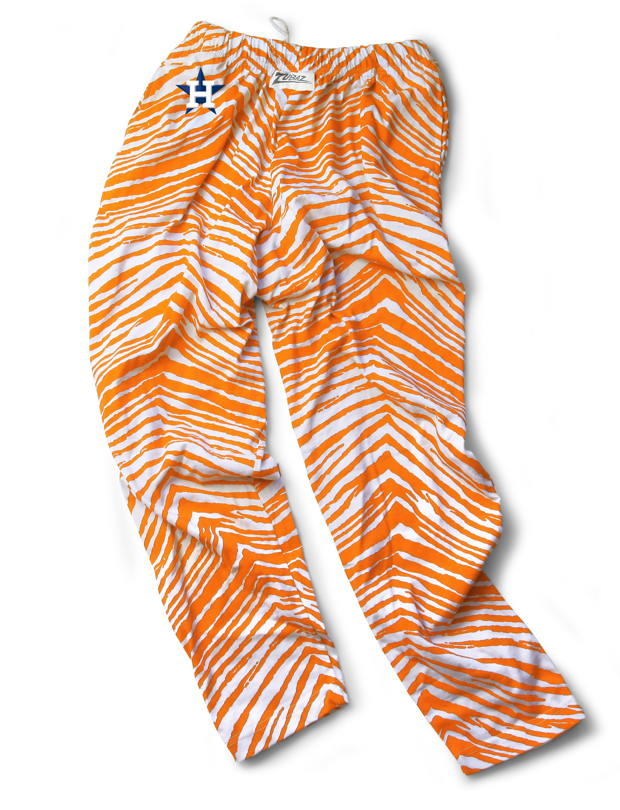 Houston Astros ZUBAZ Orange White Vintage Style Zebra Pants (2XL) eBay